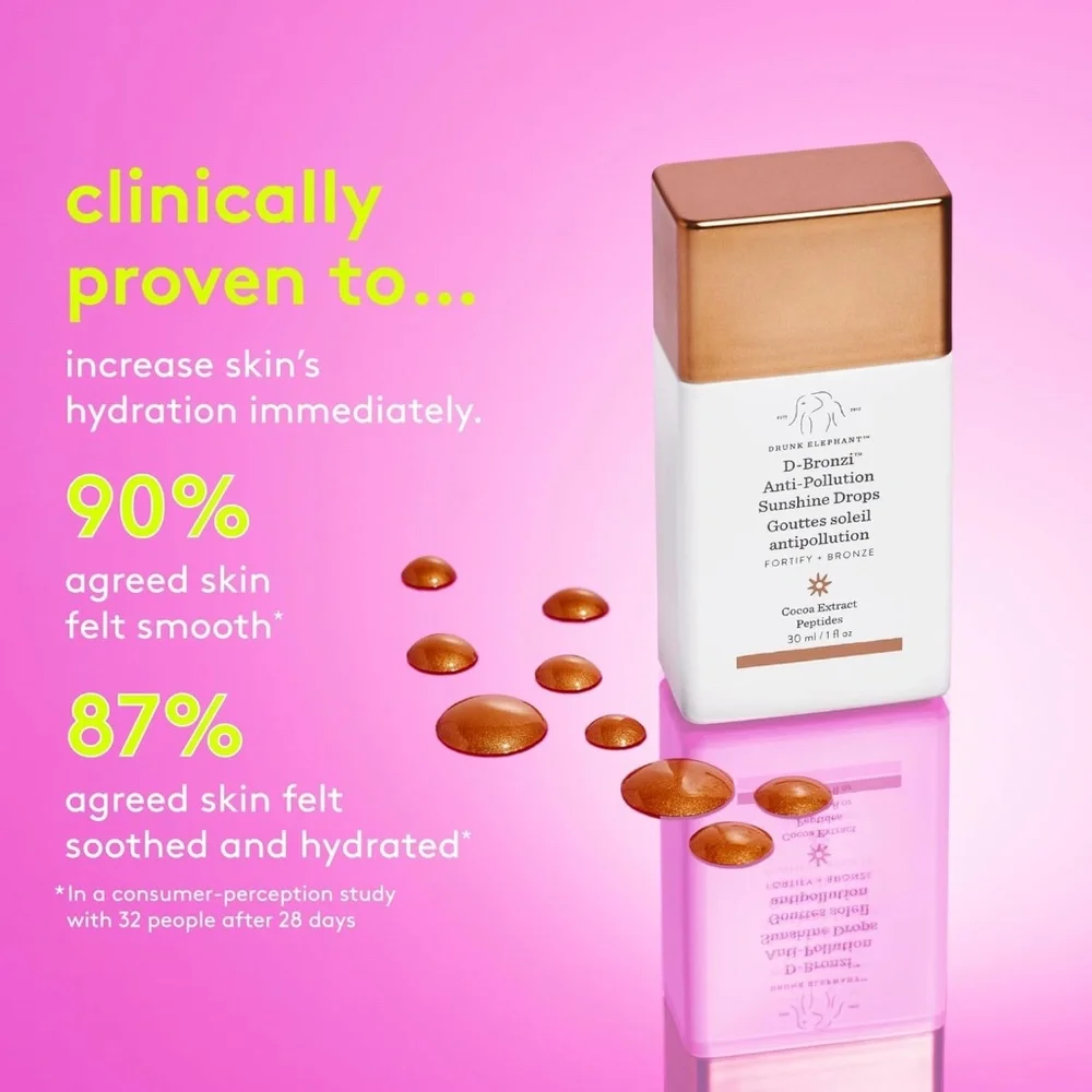 D-Bronzi™ Bronzing Drops with Peptides 30ml NEW UNUSED